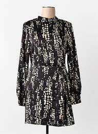 Robe mi-longue noir MANGO femme