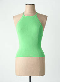 Débardeur coupe droite vert ONLY femme