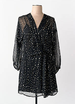 Robe mi-longue noir MANGO femme