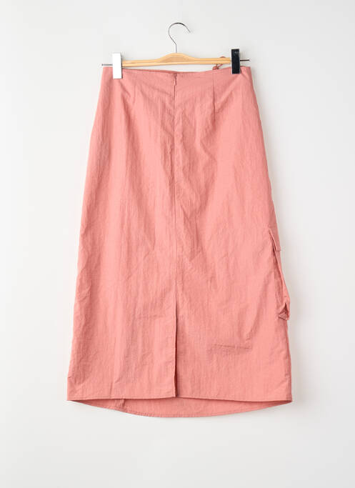 Jupe mi-longue rose NEON & NYLON femme