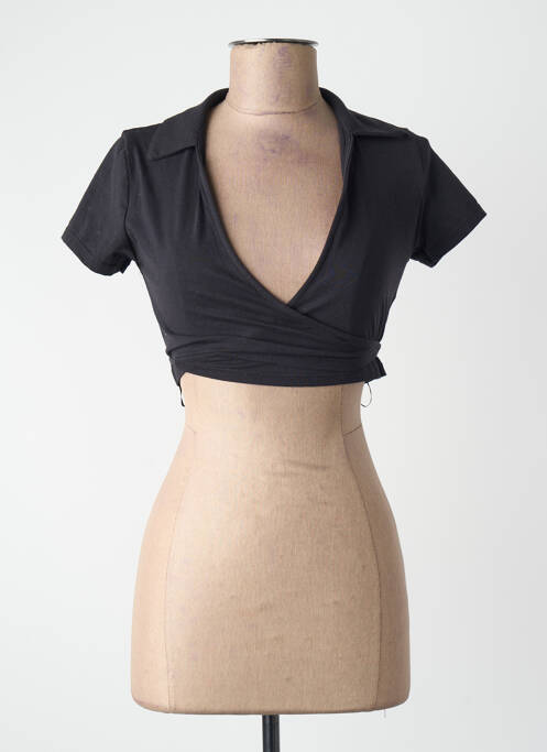 Crop top noir TALLY WEIJL femme