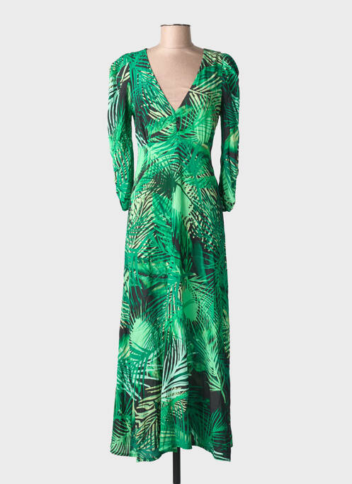 Robe longue vert ASTRID BLACK LABEL femme