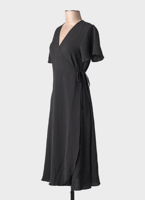 Robe courte manches courtes manches courtes noir VILA femme
