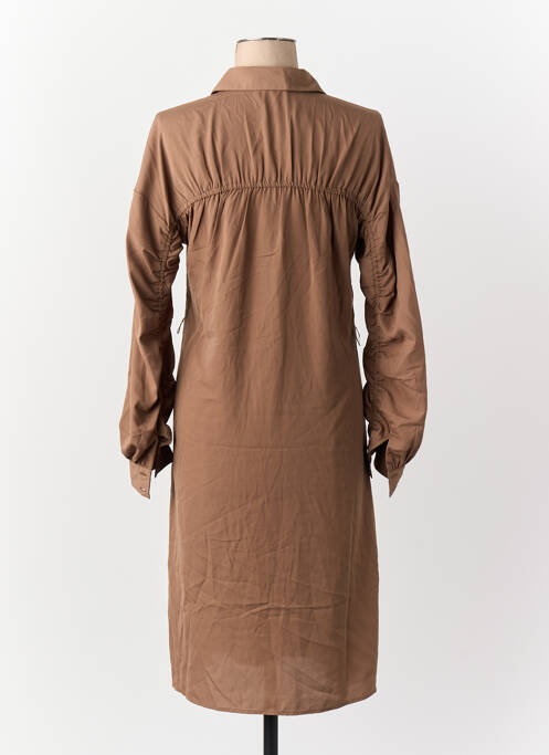 Robe longue marron ONLY femme