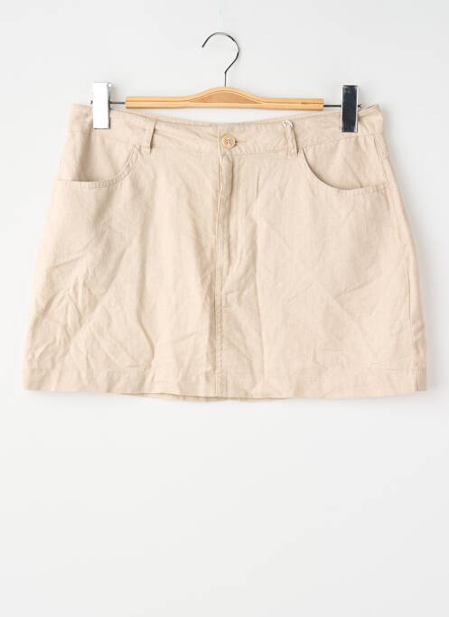 Jupe courte beige ONLY femme