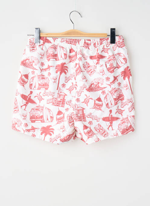 Short de bain blanc ONLY&SONS homme