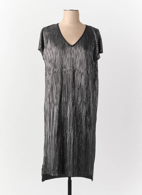 Robe courte col v noir VERO MODA femme