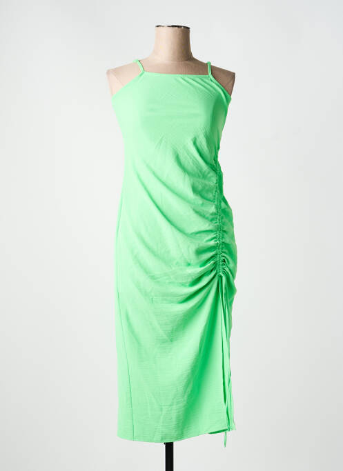 Robe courte sans manche sans manche vert ONLY femme