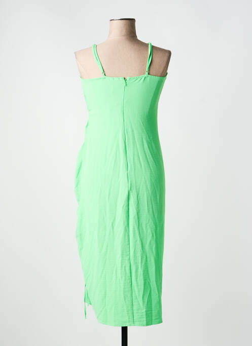 Robe courte sans manche sans manche vert ONLY femme