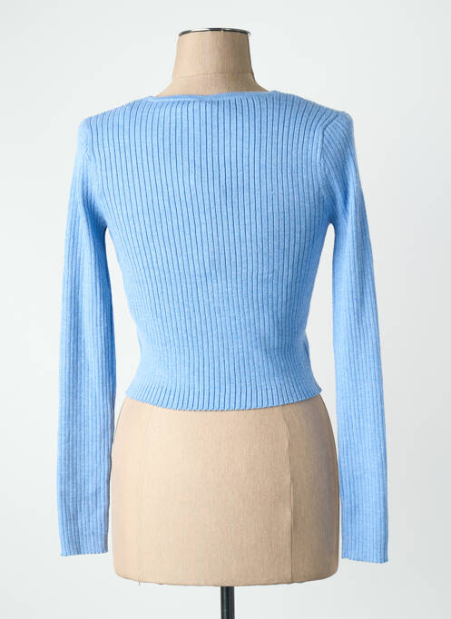 Gilet manches longues bleu ONLY femme