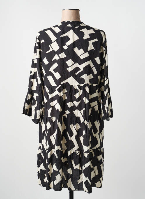 Robe mi-longue noir HAILYS femme