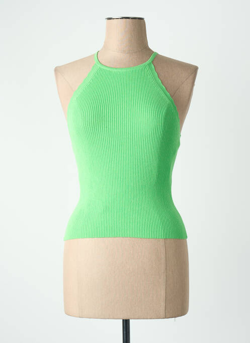 Débardeur coupe droite vert ONLY femme