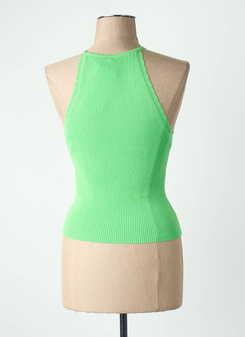 Débardeur coupe droite vert ONLY femme