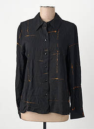 Chemisier coupe droite noir VILA femme