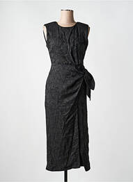 Robe mi-longue noir ASTRID BLACK LABEL femme