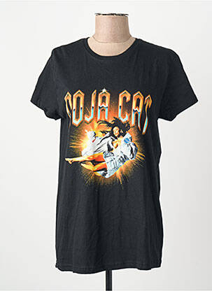 T-shirt noir DAISY STREET femme