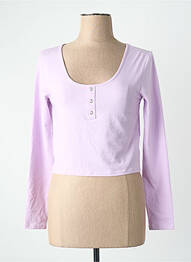 T-shirt violet ONLY femme