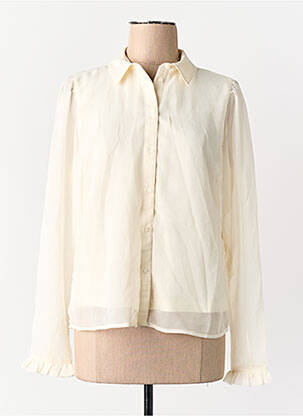 Chemisier col chemisier blanc VILA femme
