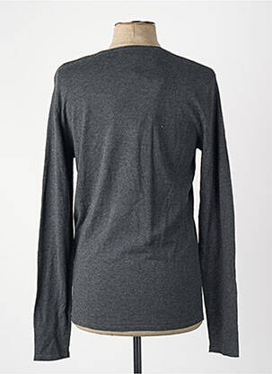 Pull col rond manches longues noir SELECTED homme