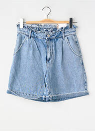 Short coupe droite bleu ONLY femme