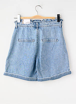 Short coupe droite bleu ONLY femme