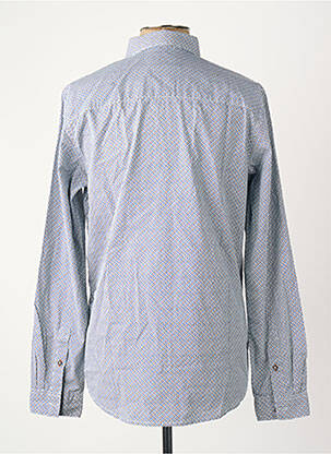 Chemise manches longues manches longues bleu TOM TAILOR homme