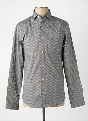 Chemise manches longues bleu JACK & JONES homme