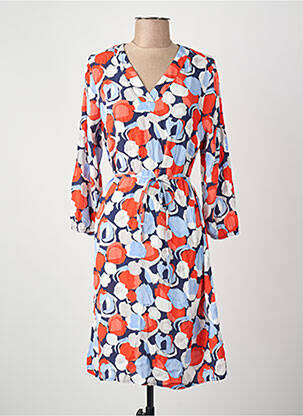 Robe mi-longue orange TOM TAILOR femme