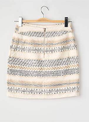 Jupe courte blanc MORGAN femme