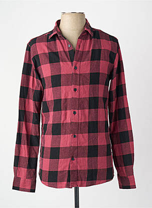 Chemise manches longues manches longues rouge ONLY&SONS homme