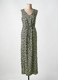 Robe longue sans manche sans manche vert VERO MODA femme
