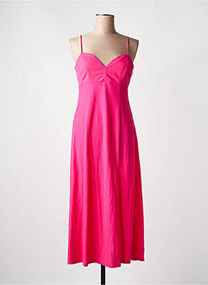 Robe courte rose MANGO femme