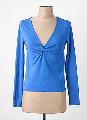 T-shirt bleu MANGO femme