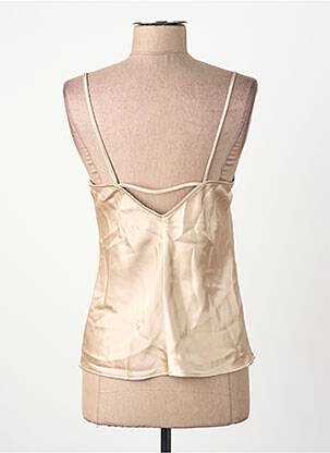Débardeur beige MANGO femme