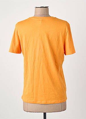 T-shirt coupe droite manches courtes orange ONLY femme