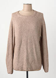 Pull manches longues manches longues marron ONLY femme