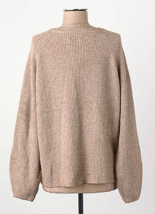 Pull manches longues manches longues marron ONLY femme