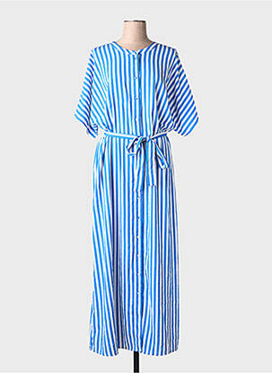 Robe courte manches courtes manches courtes bleu VERO MODA femme