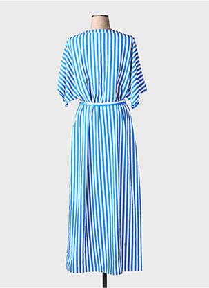 Robe courte manches courtes manches courtes bleu VERO MODA femme