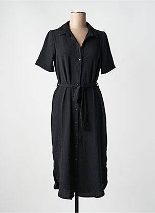 Robe longue noir JACQUELINE DE YONG femme