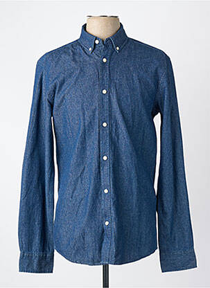 Chemise manches longues manches longues bleu ONLY&SONS homme