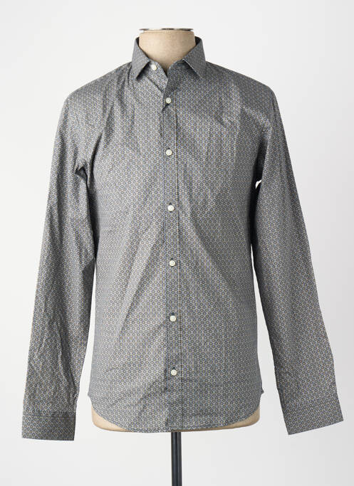 Chemise manches longues bleu JACK & JONES homme