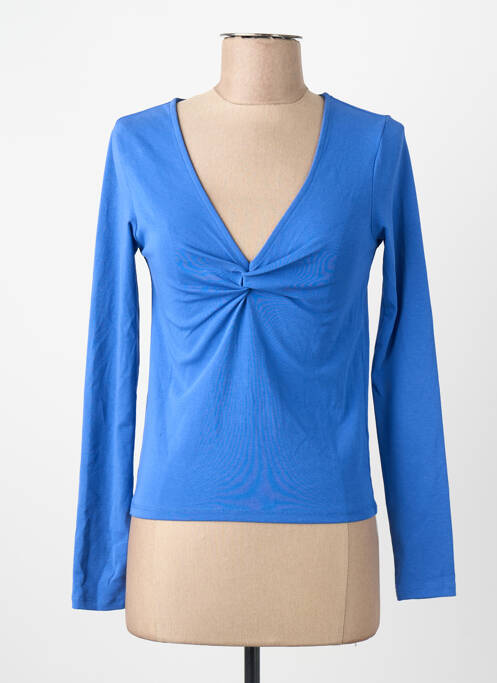 T-shirt bleu MANGO femme