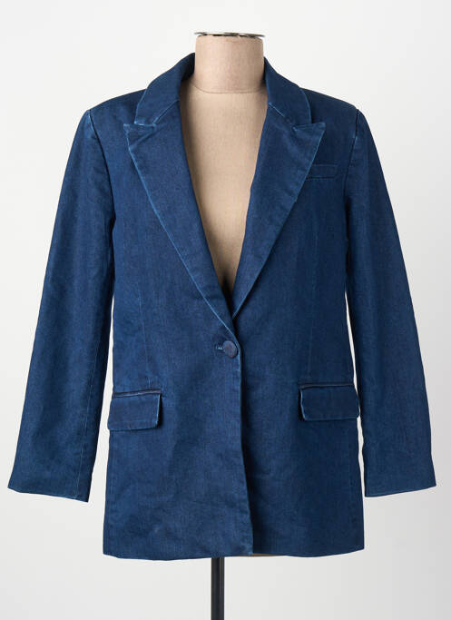 Blazer manches longues bleu ONLY femme