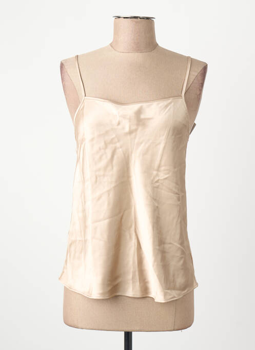 Débardeur beige MANGO femme