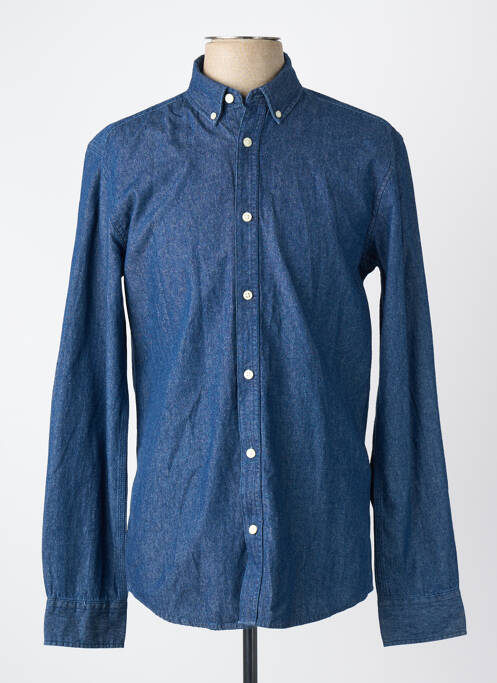 Chemise manches longues manches longues bleu ONLY&SONS homme