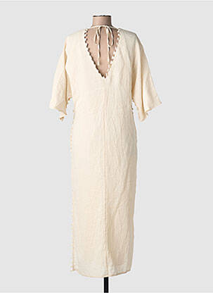 Robe longue beige ASTRID BLACK LABEL femme