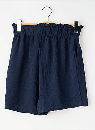 Short taille haute taille haute bleu JACQUELINE DE YONG femme
