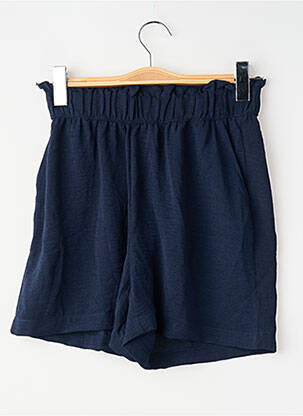 Short taille haute taille haute bleu JACQUELINE DE YONG femme