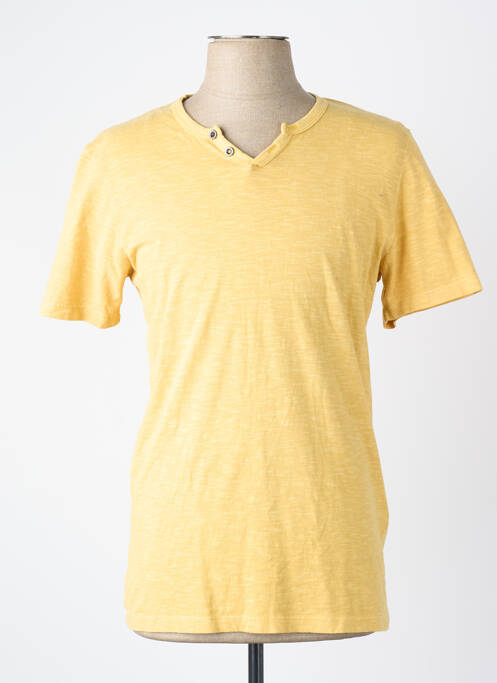 T-shirt jaune JACK & JONES homme